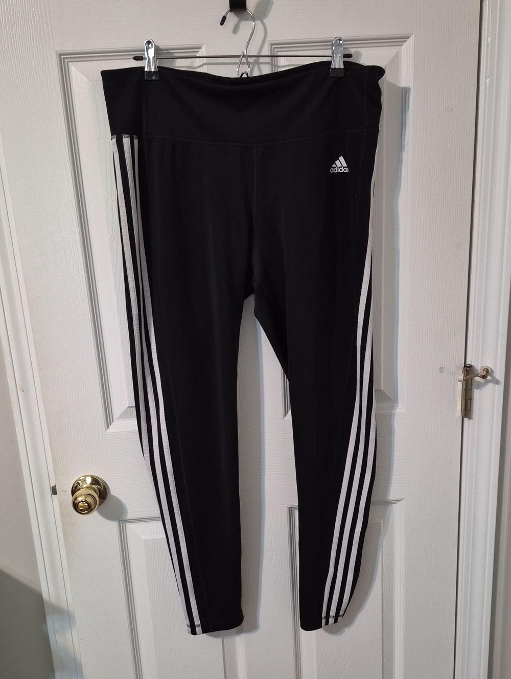 Womens Adidas Climalite XL Three Stripe Performance Legging